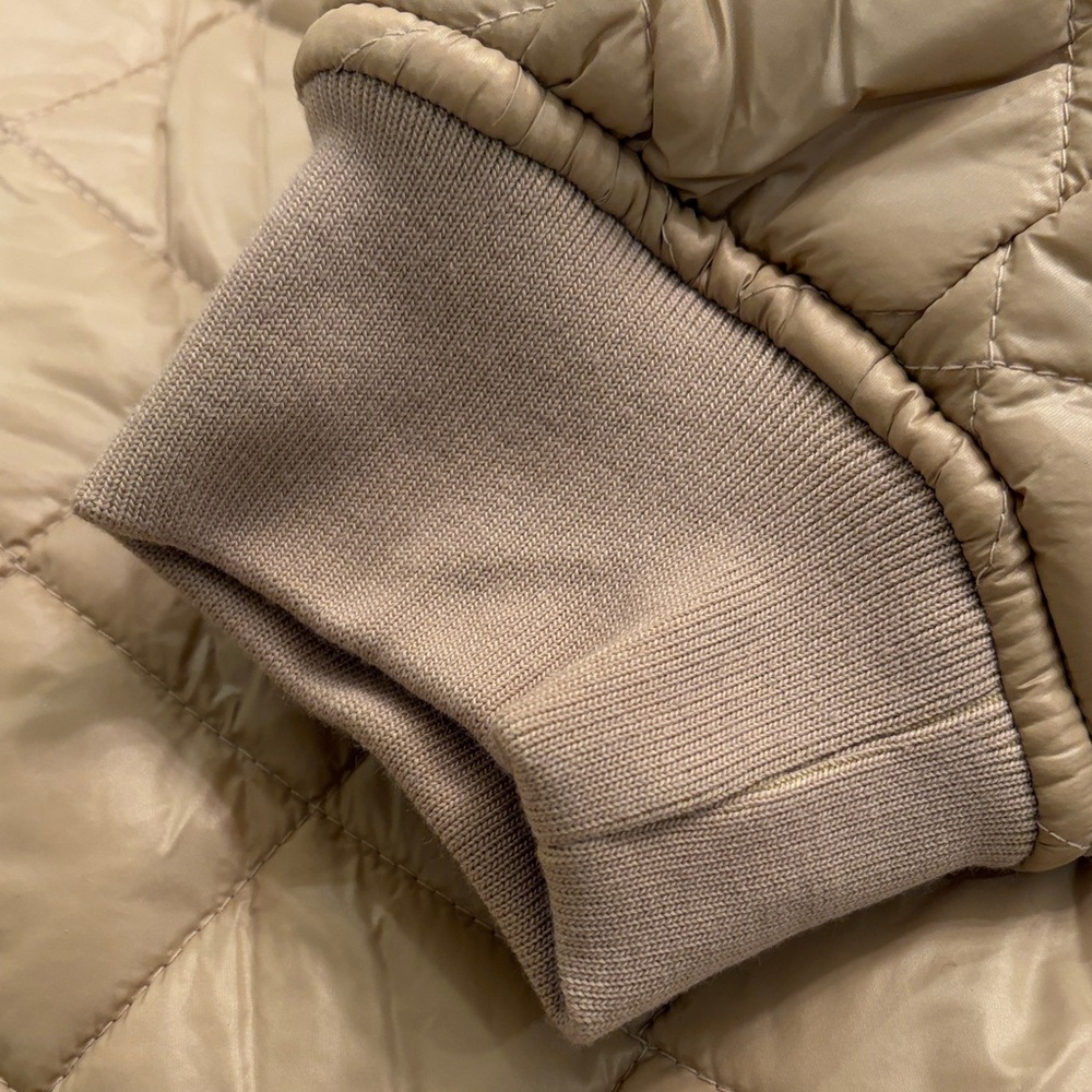 GAP Golden Khaki Brown Relaxed Quilted Nylon Jacket/NWT/L - Picture 11 of 14